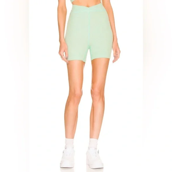 FREE People FP Movement Free Throw Short Turquoise Mint - Picture 3 of 5